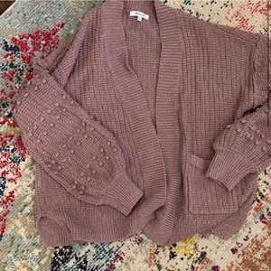 Madewell bubble sleeve sweater